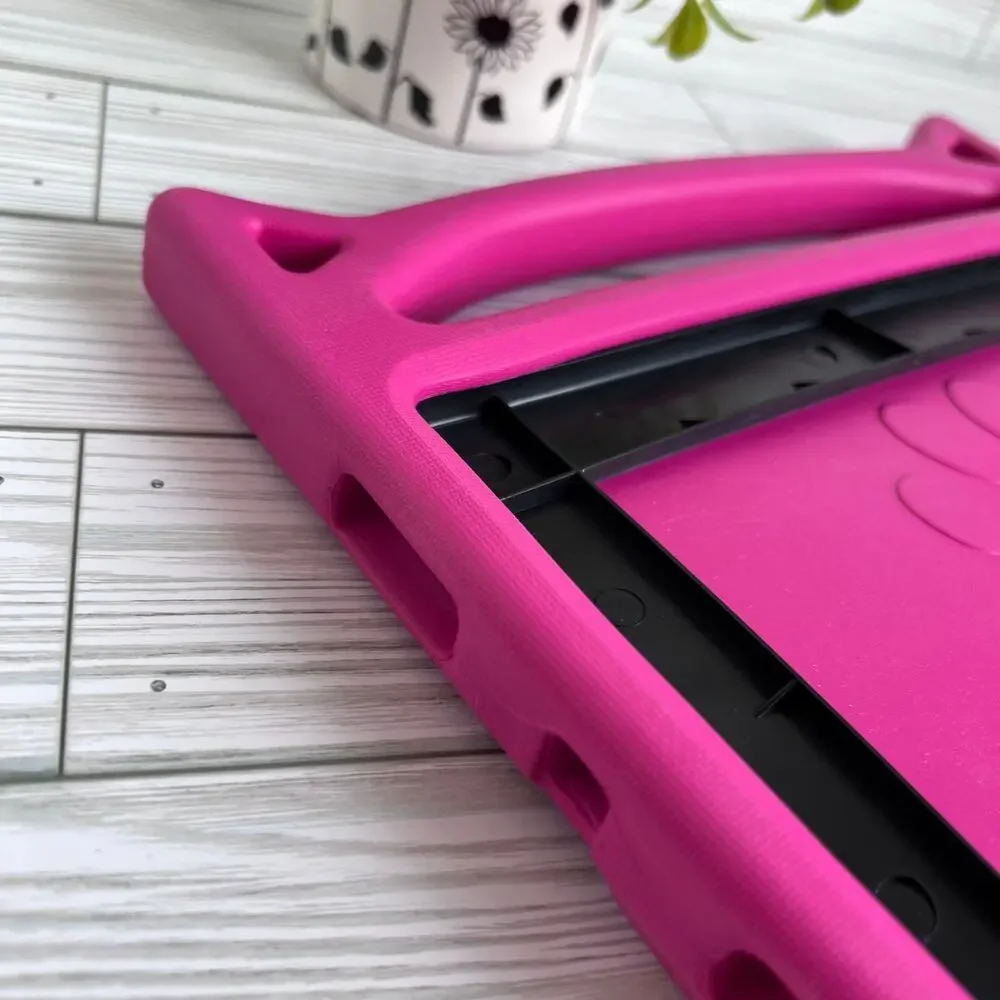 Shreborn Fire HD 10 Pink Cat Ear Tablet Carrying Case Kid Proof 11 Generation